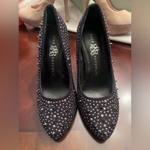 Rock & Republic Black Studded Heels